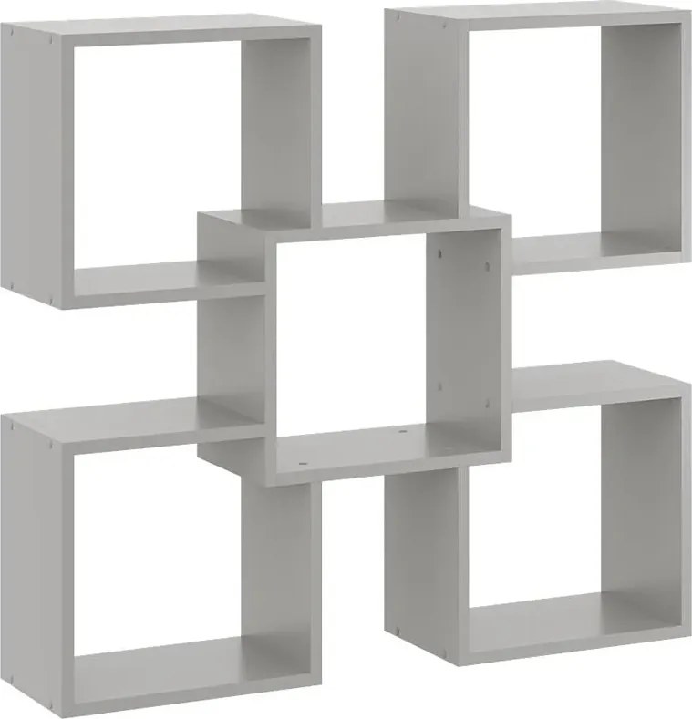 Szara minimalistyczna półka ścienna Z9-C82