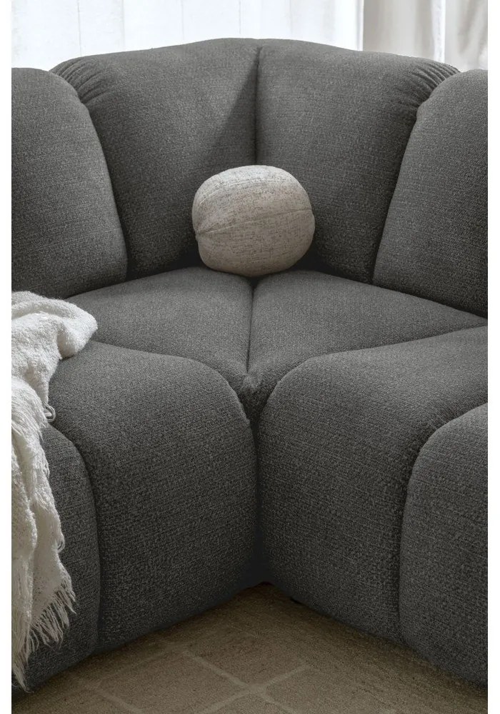 Szary narożnik (lewostronny/w kształcie litery L) Shell – Miuform