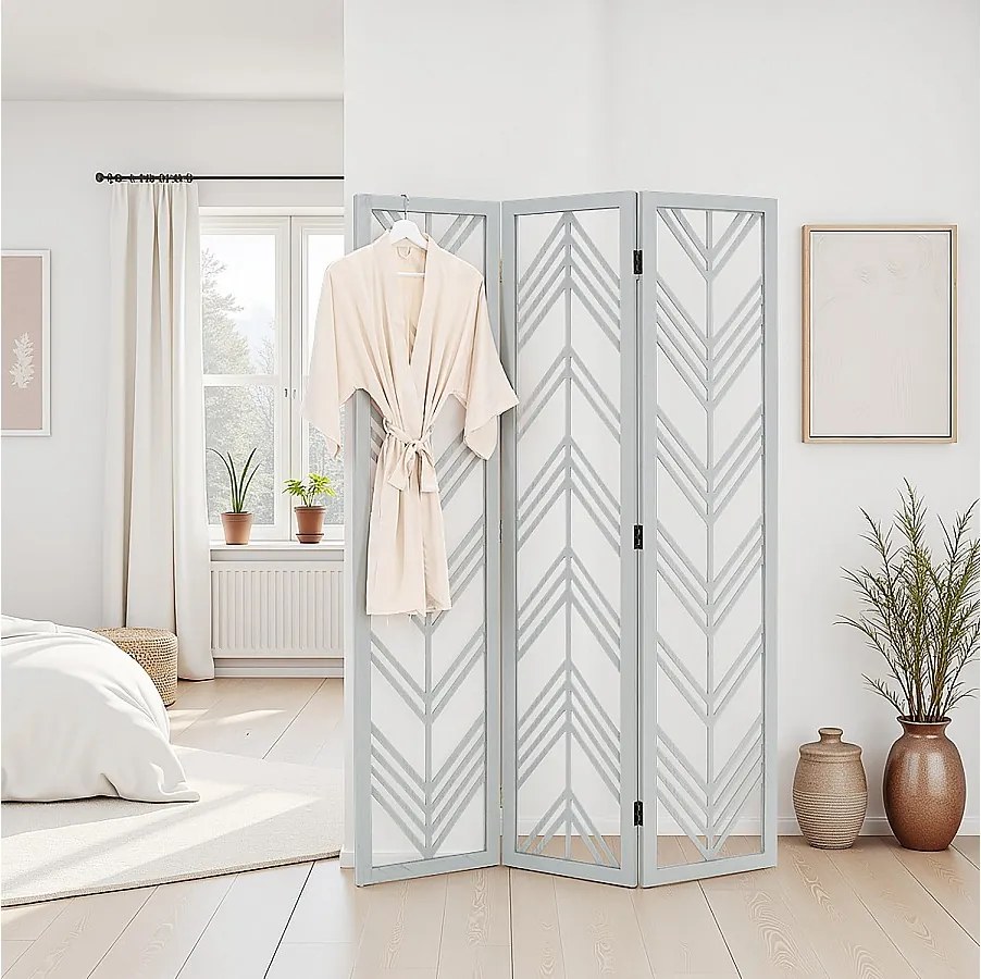 Przegroda pokojowa 170x120x2 cm Szara