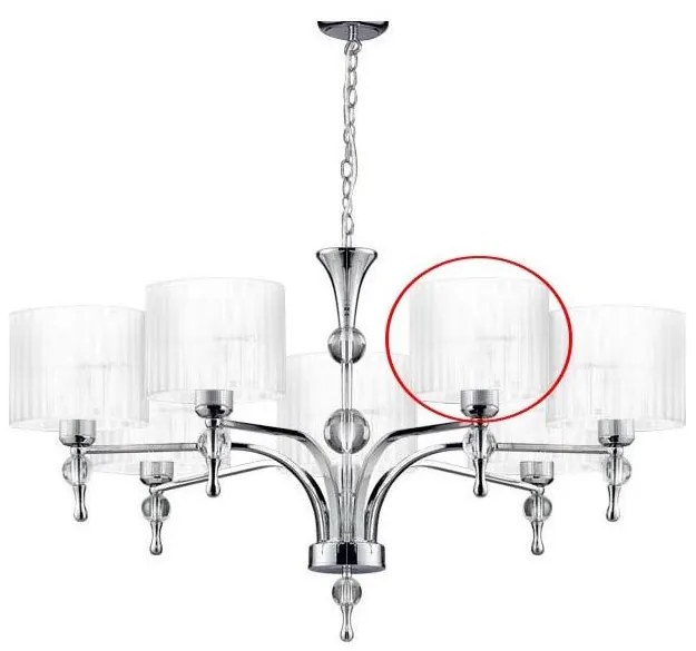 Azzardo - Abażur zamienny do żyrandola IMPRESS pr. 18 cm