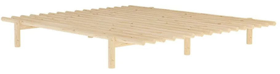 Łóżko dwuosobowe z drewna sosnowego ze stelażem 180x200 cm Pace – Karup Design