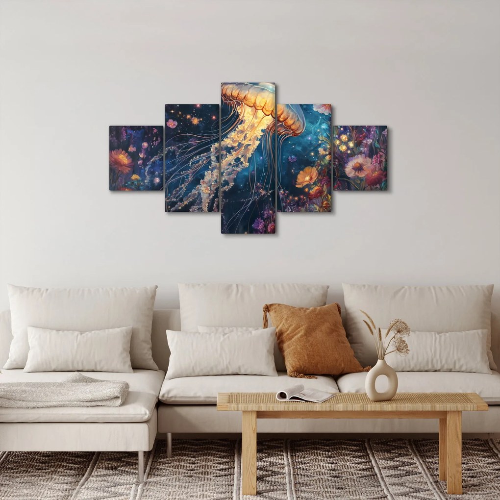 Obraz - Magiczna meduza (125x70 cm)