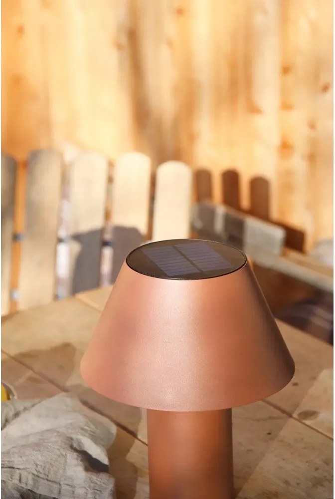 Solarna lampa zewnętrzna stołowa LED ze ściemniaczem na USB ø 25 cm Vivo – Markslöjd