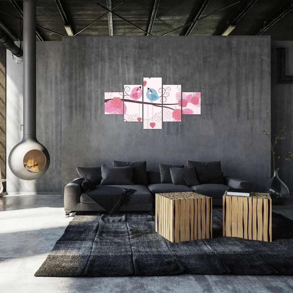 Obraz - Czas miłości (125x70 cm)