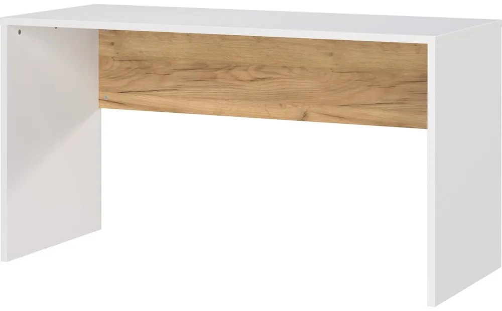 Biurko z białym blatem 60x140 cm Hasselt – Germania