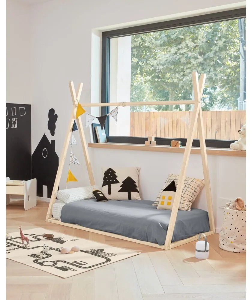 Naturalne łóżko dziecięce 70x140 cm Maralis Teepee – Kave Home