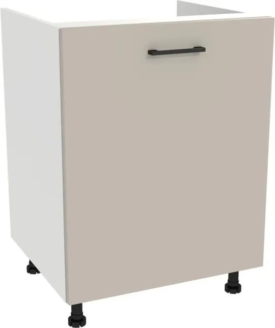 Zestaw Mebli Kuchennych MODERN 200 cm Kaszmir/Biały Nowoczesny