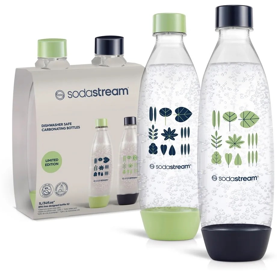 Sodastream Butelka Fuse Green/Blue 2x 1 l, do zmywarki