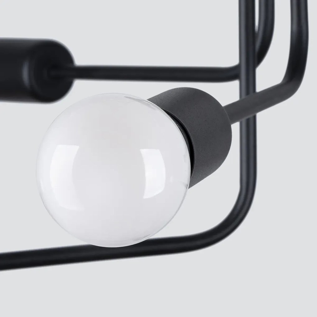 Żyrandol NORAH 6 czarny SOLLUX  LIGHTING