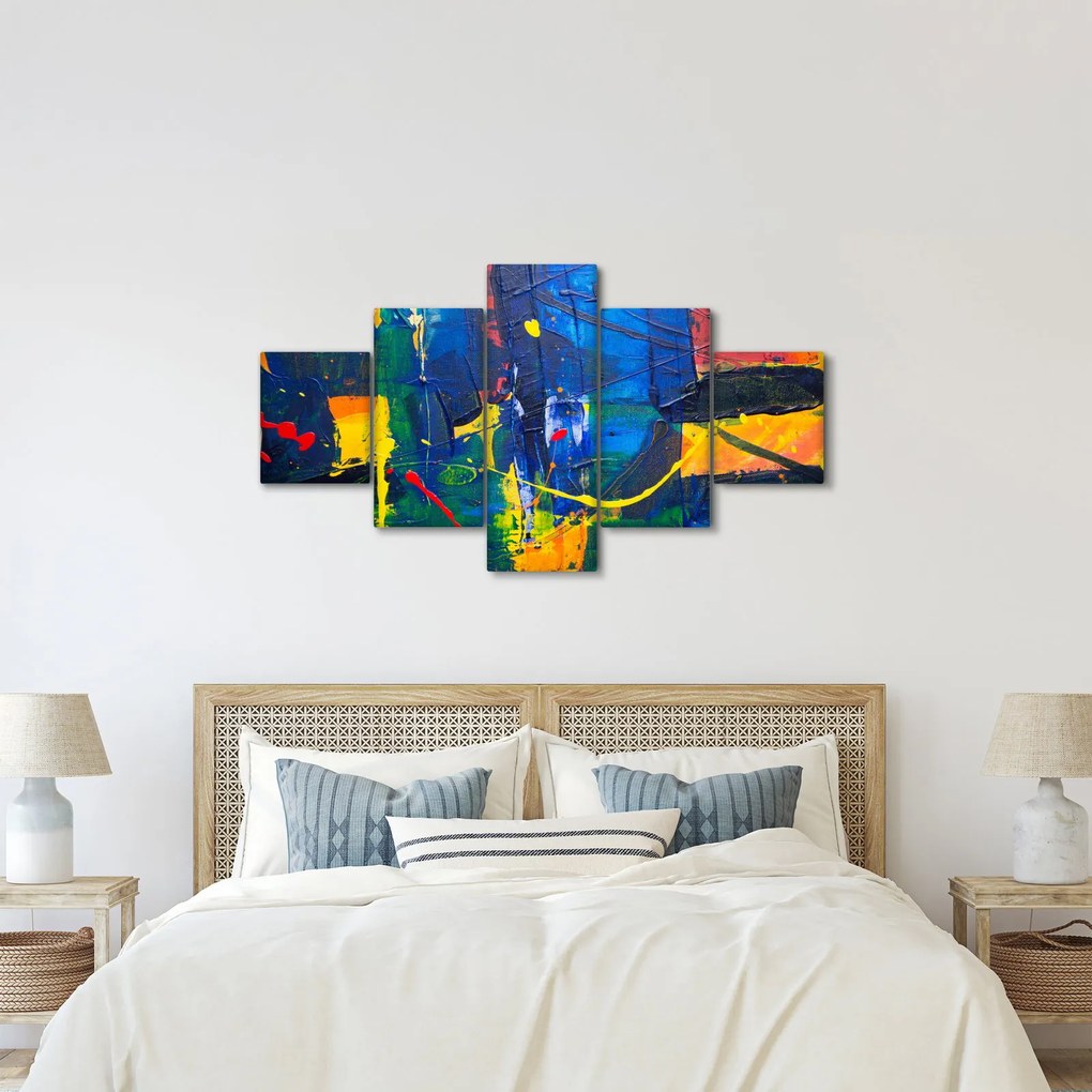 Obraz - Abstrakcja (125x70 cm)