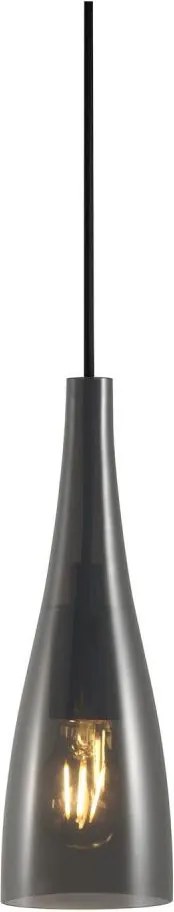 Nordlux - Lampa wisząca na przewodzie EMBLA 1xE27/40W/230V dymiona/czarna