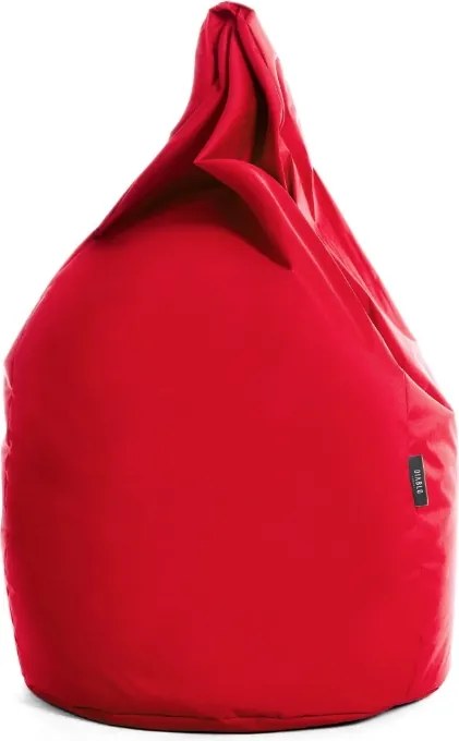 Dziecięca pufa gamingowa z granulatem Diablo Chairs, czerwona