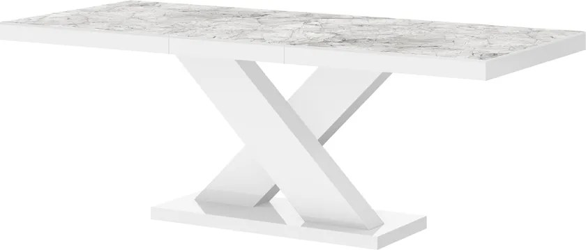 Marmurowy stół do jadalni w połysku Xenon