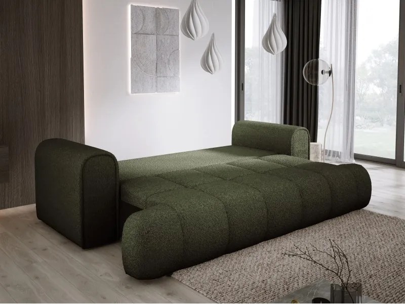 Sofa COCO z funkcja spania i pojemnikiem ZIELONY ANTHOLOGY 12