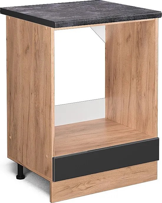 Szafka kuchenna antracyt wysoki połysk 60x60x81.6 r-line