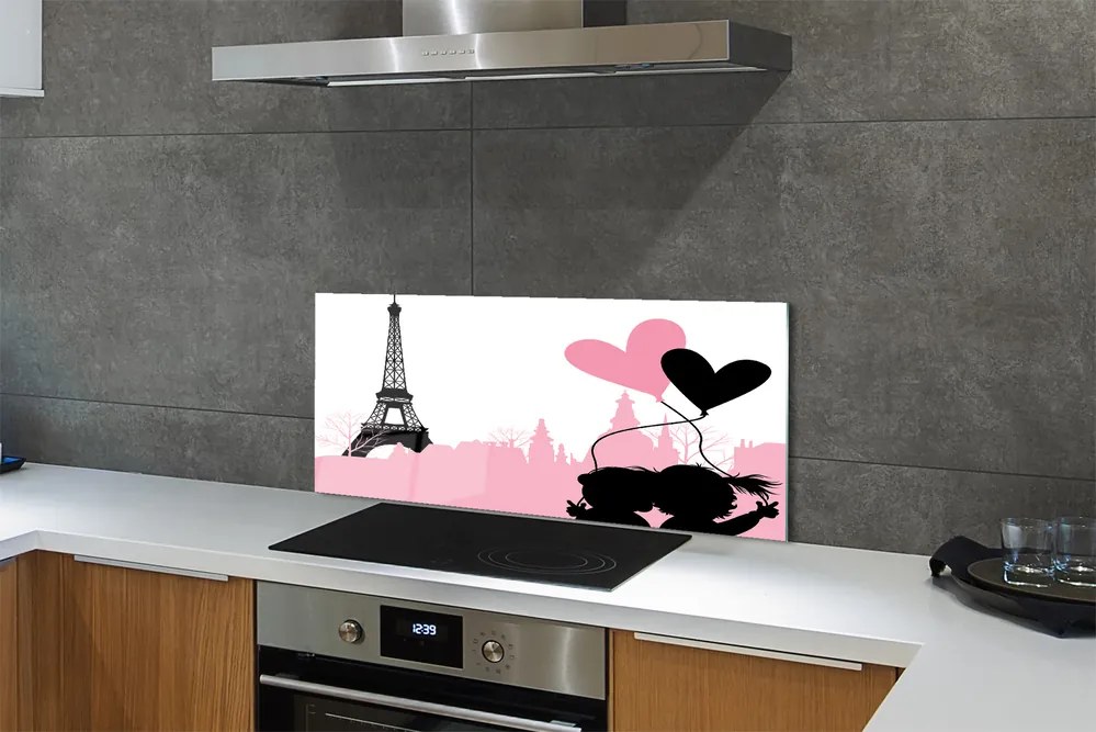 Panel szklany do Kuchni Serca nad Wieżą w Mieście