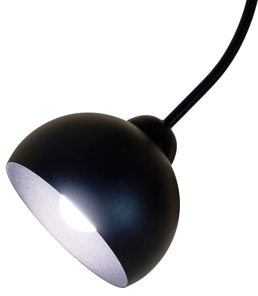 Lampa sufitowa potrójna czarna QUEEN 3xE27