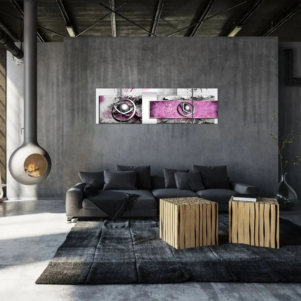 Obraz abstrakcji (170x50 cm)