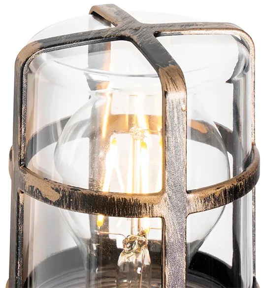 Zewnetrzna Vintage Lampa ścienna zewnętrzna antyczne złoto IP54 - Kiki Nowoczesny Oswietlenie zewnetrzne