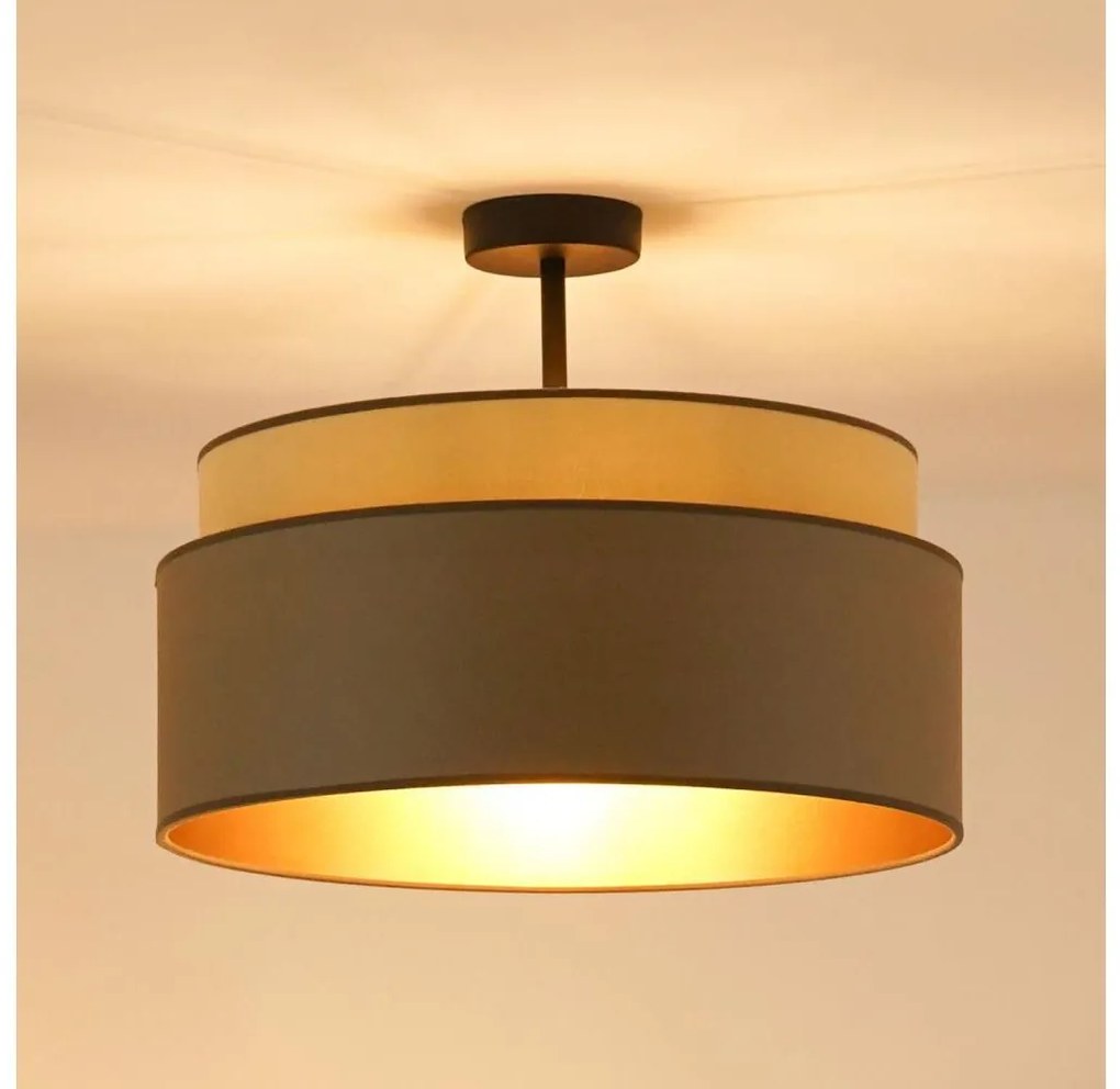 Brilagi - Lampa sufitowa OREGON VEGE 1xE27/15W/230V pr. 45 cm szara