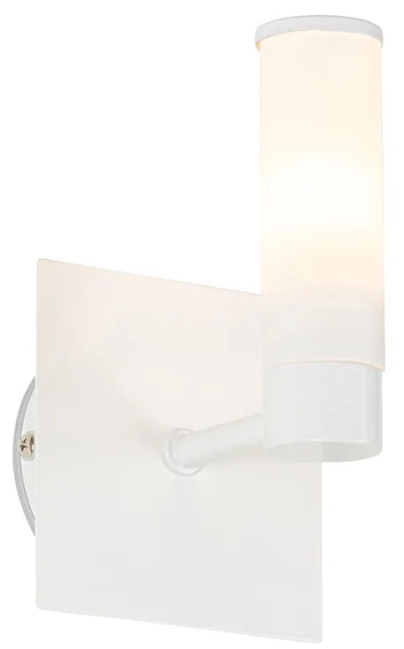 Nowoczesna lampa ścienna do łazienki biała IP44 - Bath