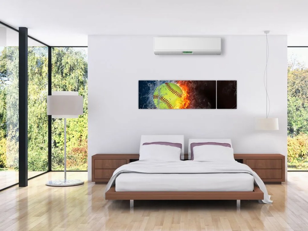 Obraz - Piłka tenisowa (170x50 cm)