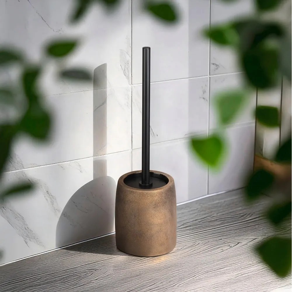Szczotka do WC ceramiczna w kolorze brązu Tremea – Wenko