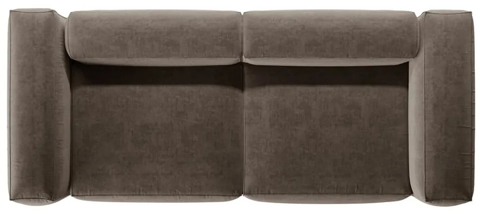 Brązowa sofa 264 cm Bergano – Cosmopolitan Design