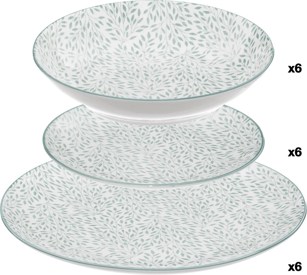 Zastawa stołowa JASMIN, 18 elementów