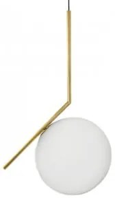 Lampa nowoczesna, biała kula - White Ball 30