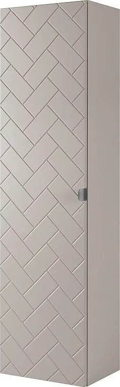 Szafka łazienkowa kaszmir 35 x 136 x 27 cm uchwyt srebrny