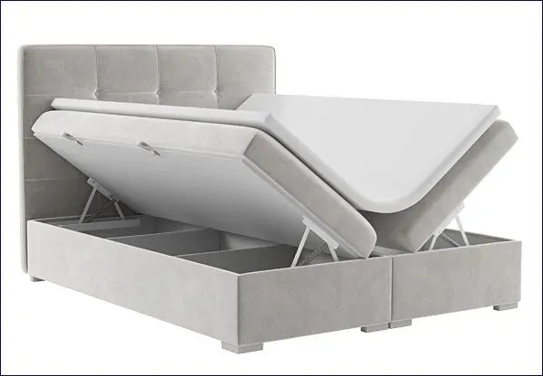 Dwuosobowe łóżko boxspring 160x200 32 kolory E7-N63