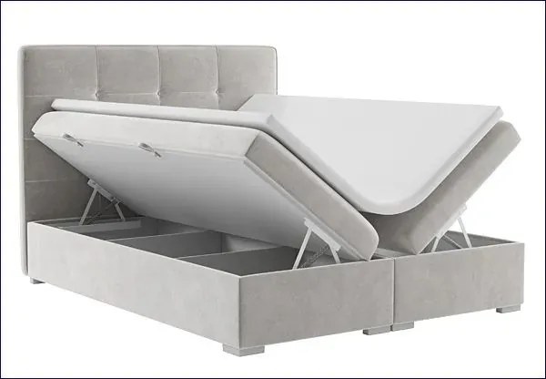 Dwuosobowe łóżko boxspring Nubis 160x200 - 32 kolory