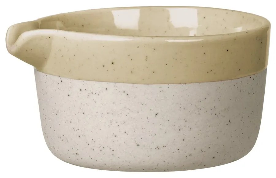 Beżowy ceramiczny mlecznik Blomus Sablo