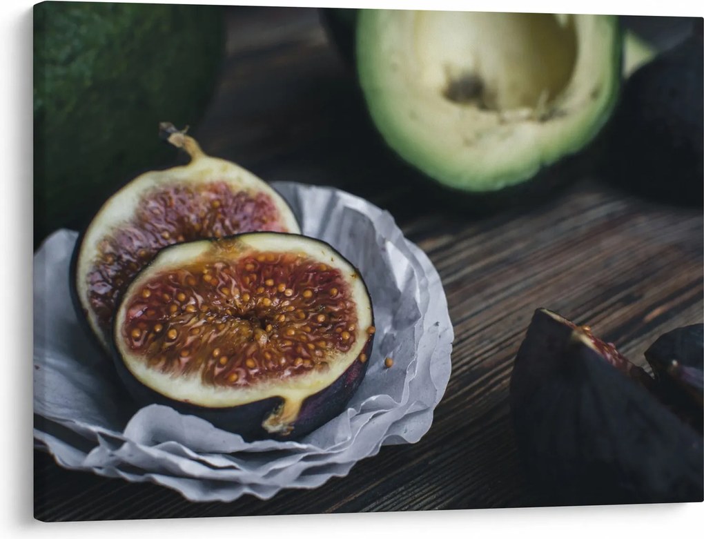 Obraz fig i awokado (70x50 cm)
