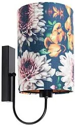 Nowoczesny kinkiet tuba w kwiaty N7-R13