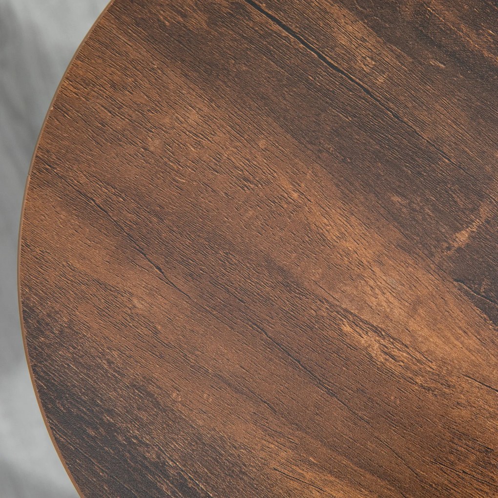 HOMCOM Zestaw krzeseł barowych w designie przemysłowym, rama metalowa, podparcie dla stóp, 42 x 42 x 65 cm