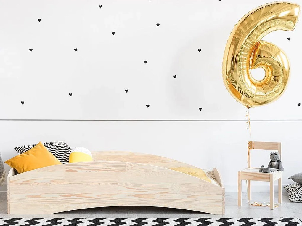 Drewniane łóżko dziecięce P1-T93