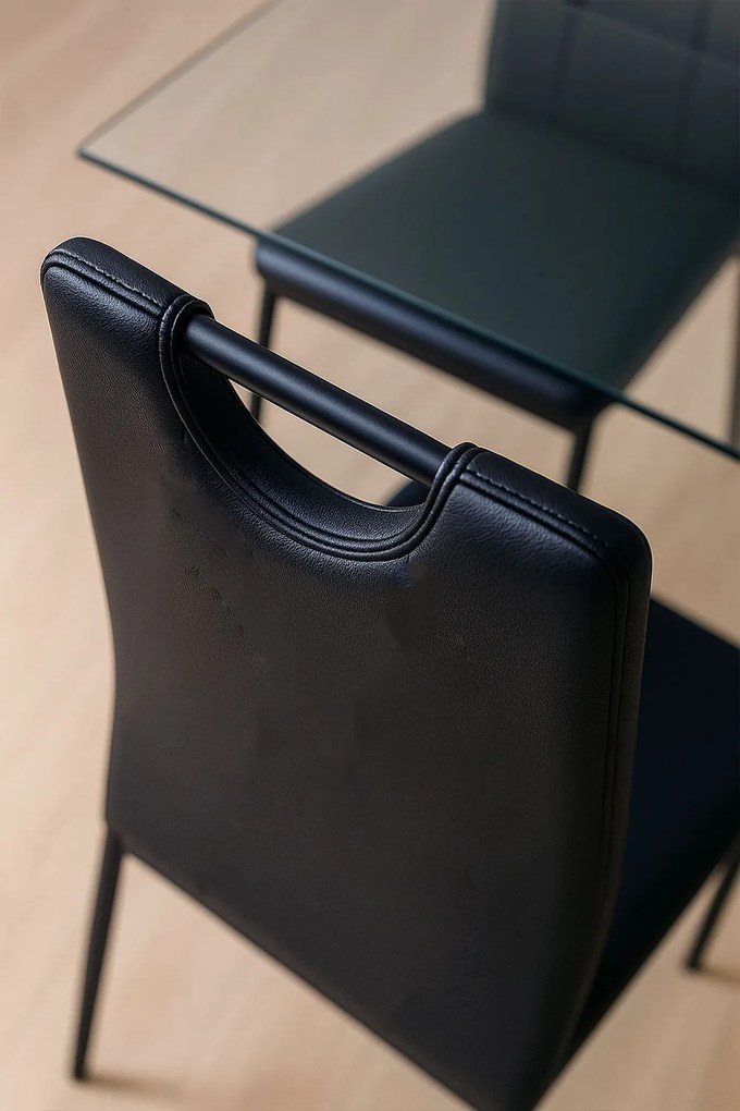 Pakiet 4 Krzese Risol Skóra Syntetyczna