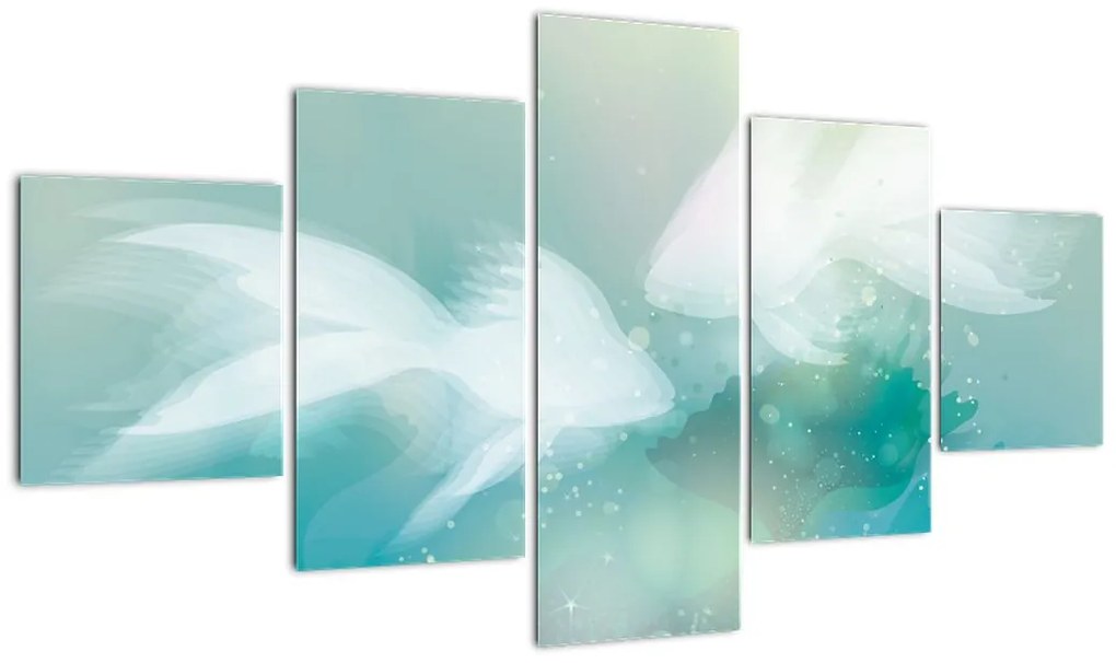 Obraz - Rybki (125x70 cm)