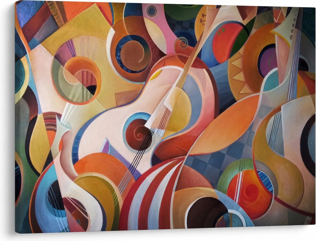 Obraz - Muzyczny abstrakt (70x50 cm)