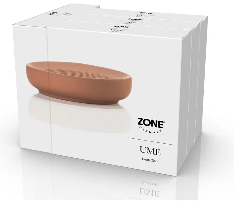 Pomarańczowa porcelanowa mydelniczka Ume – Zone