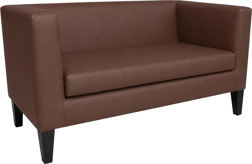 Sofa Monaco : Kolor nogi - Venge, Kolor tkaniny - EKO-SKÓRA - 3D, Typ tkaniny - Eko-skóra , Wysokość nogi - 20 cm