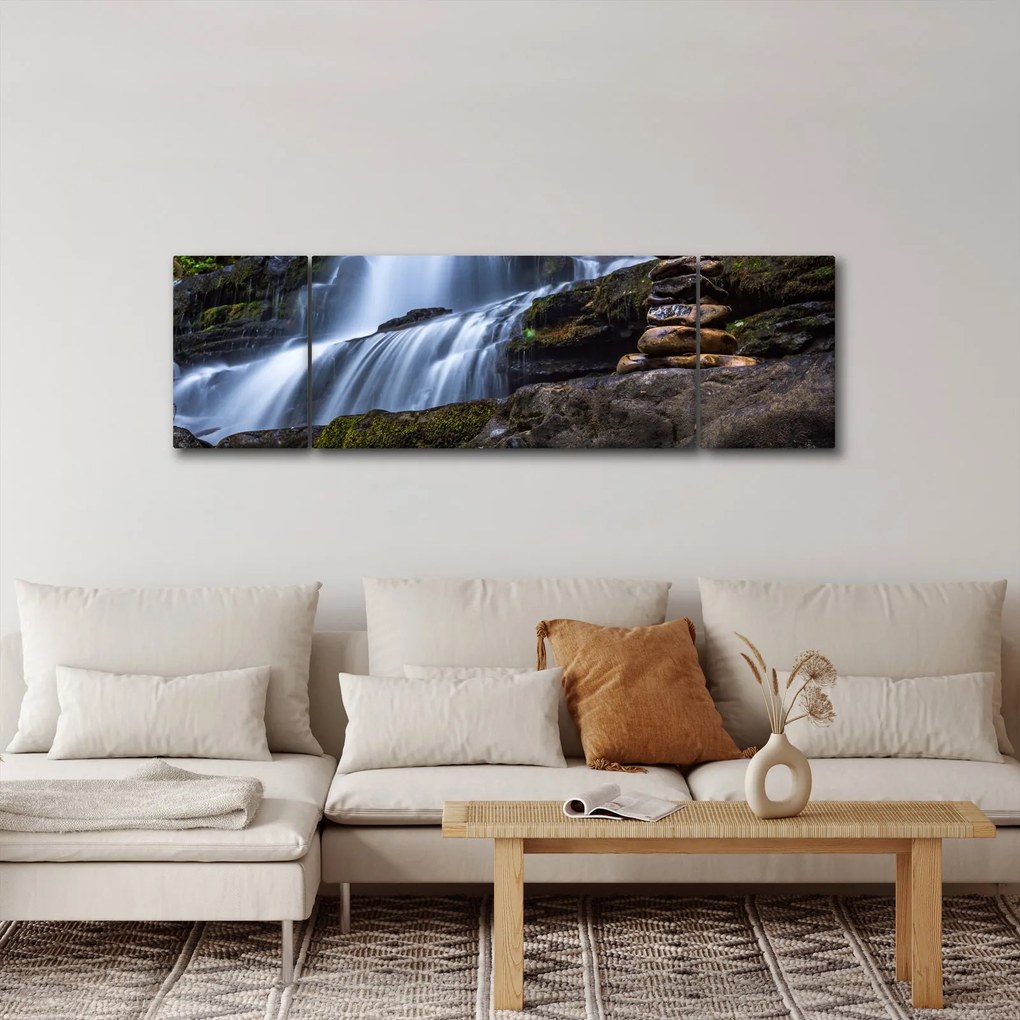 Obraz wodospadu (170x50 cm)
