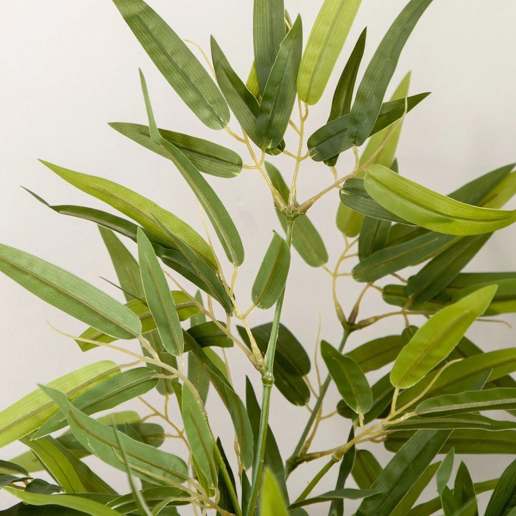 HOMCOM Sztuczne Drzewo, Sztuczna Roślina, 5 Gałązek, 504 Liście, Wytrzymała Doniczka, Plastik