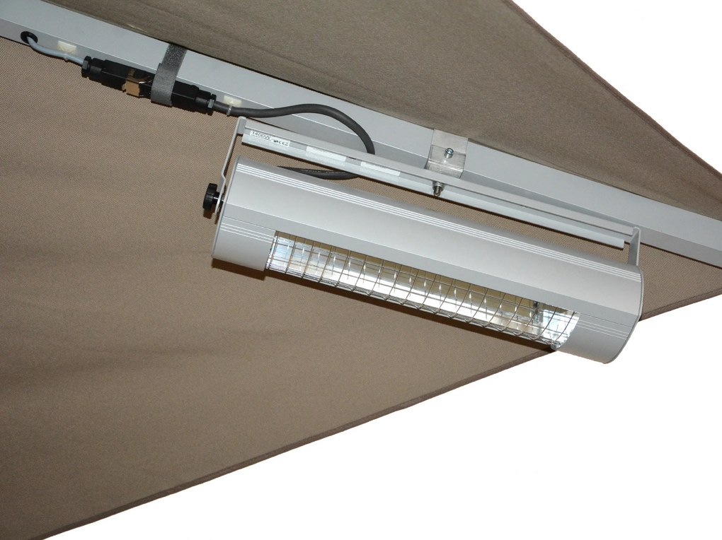 Doppler GOLIATH parasol ogrodowy 500 x 500 cm pomarańczowy