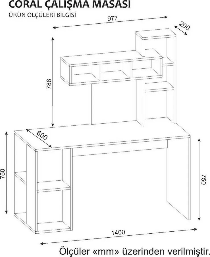 Biurko Coral White and Cardoba