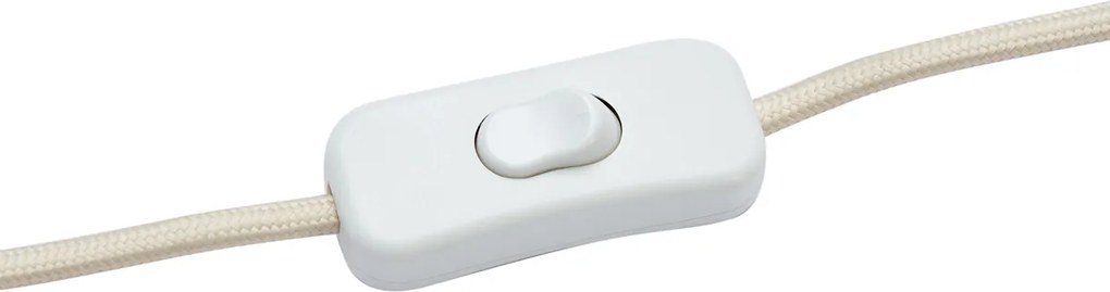 Lampa stołowa Japandi beżowa z lnianym abażurem - Dahlia