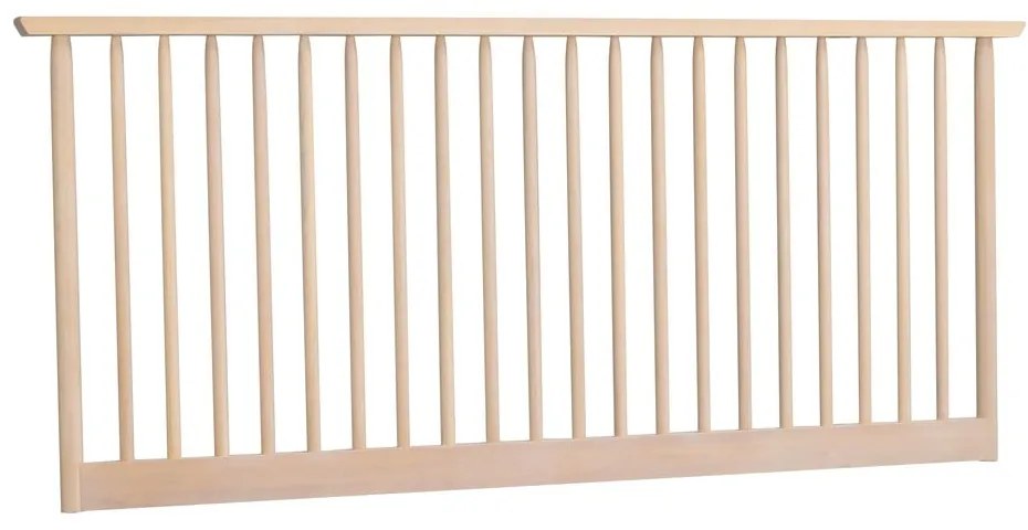 Naturalny zagłówek z litego drewna dębowego 194x84 cm Riggins – Rowico