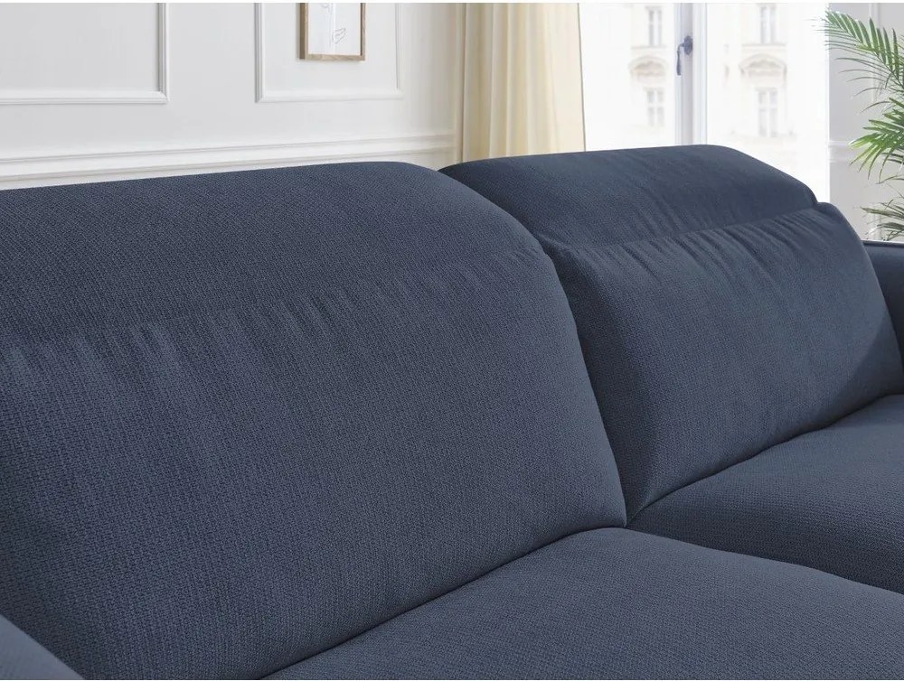 Ciemnoniebieska sofa 216 cm Achille – Bobochic Paris